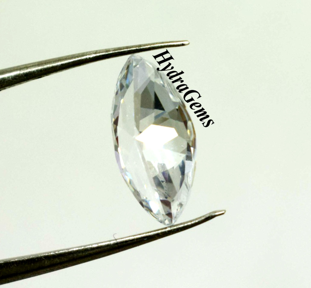 Certified Natural White Sapphire 2.80 Ct Marquise Cut Sri Lanka Loose Gemstone