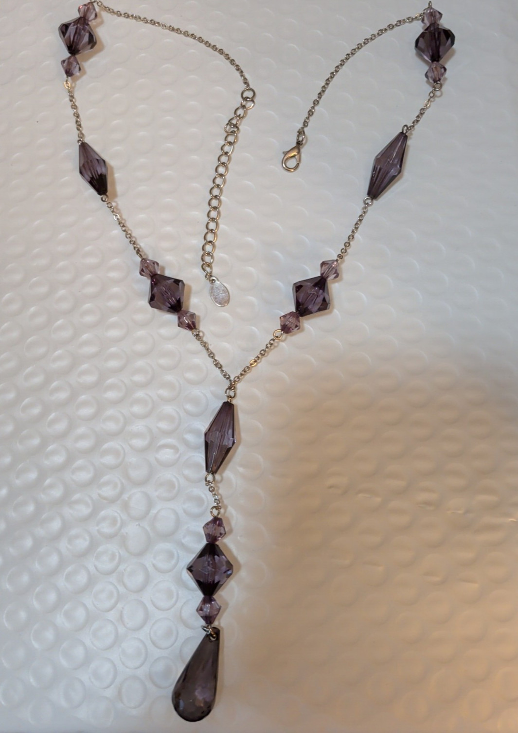 Bijoux Terner Silver Tone Necklace & Earrings Set