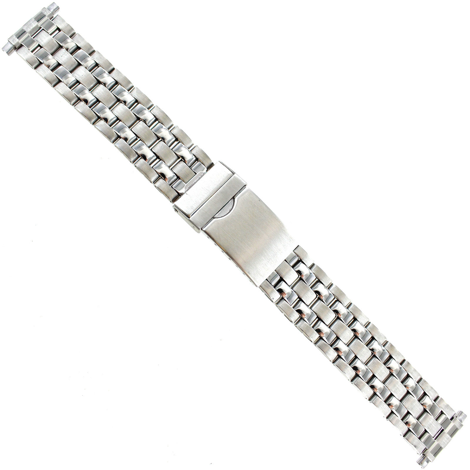 16-22mm Speidel Semi-Solid Stainless Steel Buckle Clasp Mens Band X-LONG 151WR