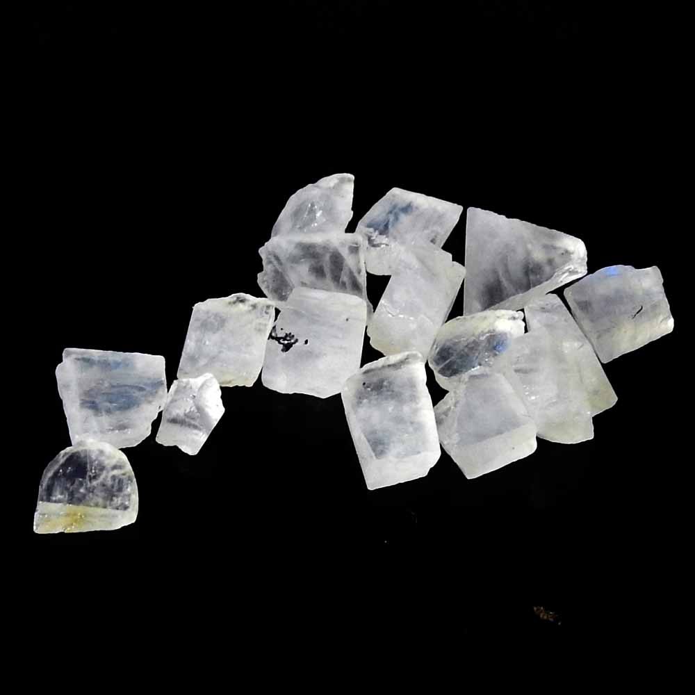 Quality Natural Rainbow Moonstone Small Size Rough Slices Wholesale Lot