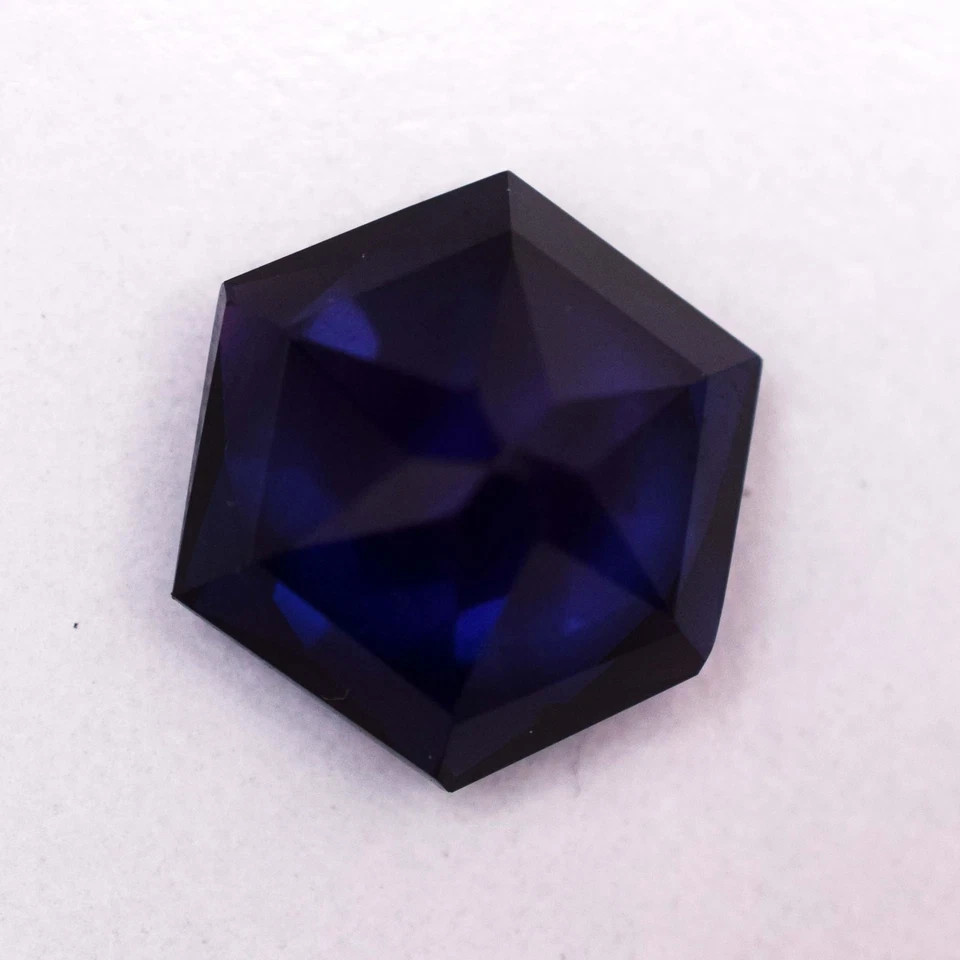 9 Ct Natural Tanzanite Purple Blue Hexagon Cut Certified Rare Loose Gemstone