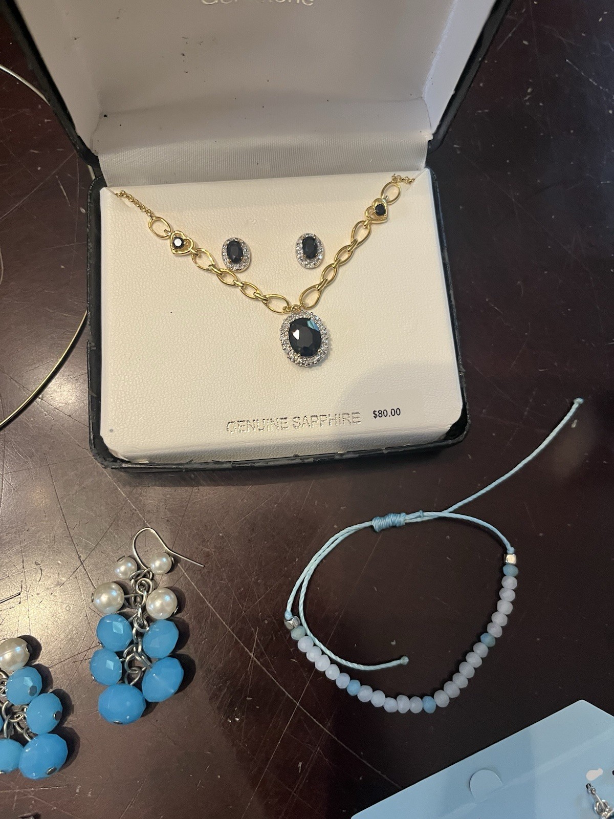 Miscellaneous Jewelry Lot, Rings Pendant Earrings Etc., Signed/stamped, Untested