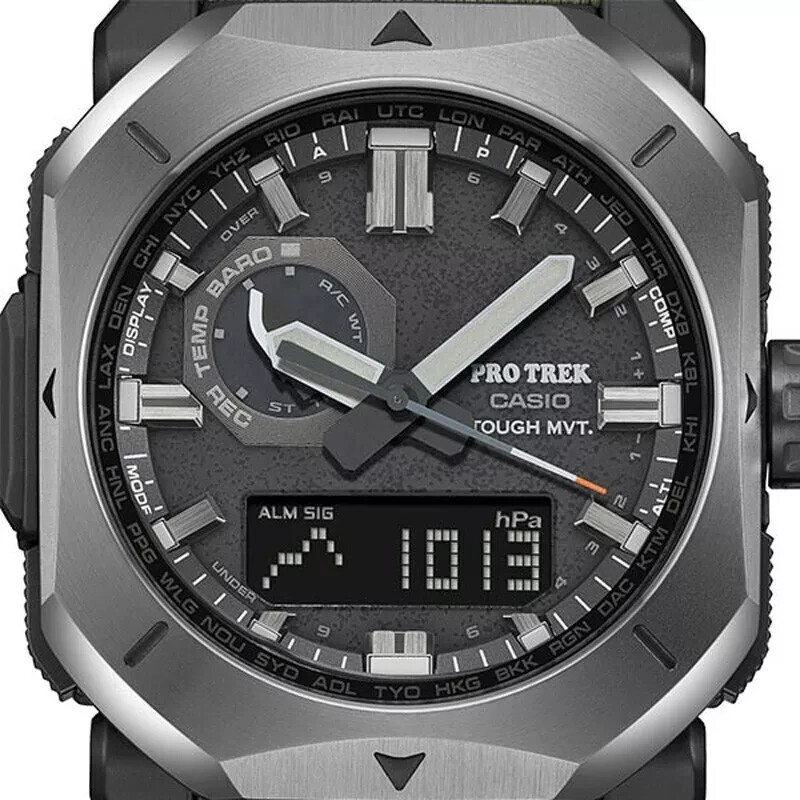 CASIO PRO TREK PRW-6900YB-3JF CORDURA Band Solar Radio Men Watch New in Box