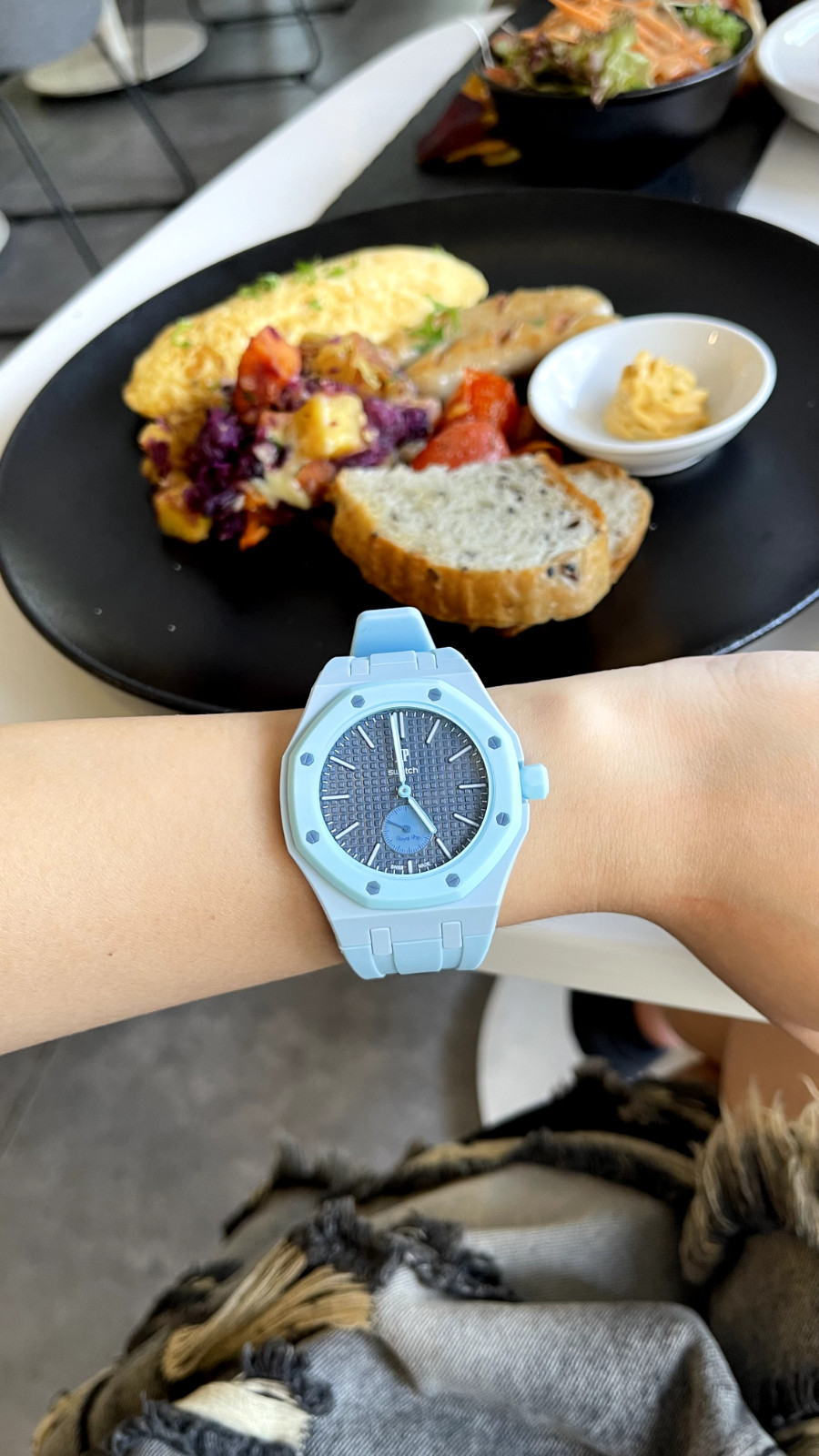 Luxury Custom Perfect Case/Band for AP X Swatch Royal Pop ceramic READY SHIP Now