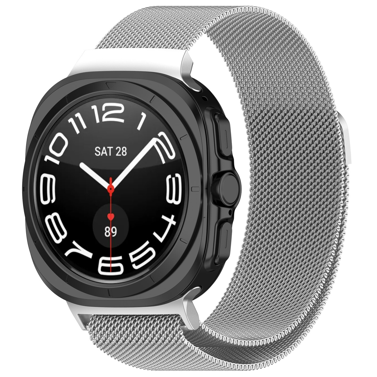 Milanese Magnetic Band for Samsung Galaxy Watch 7 Ultra 47mm Metal Strap No Gaps