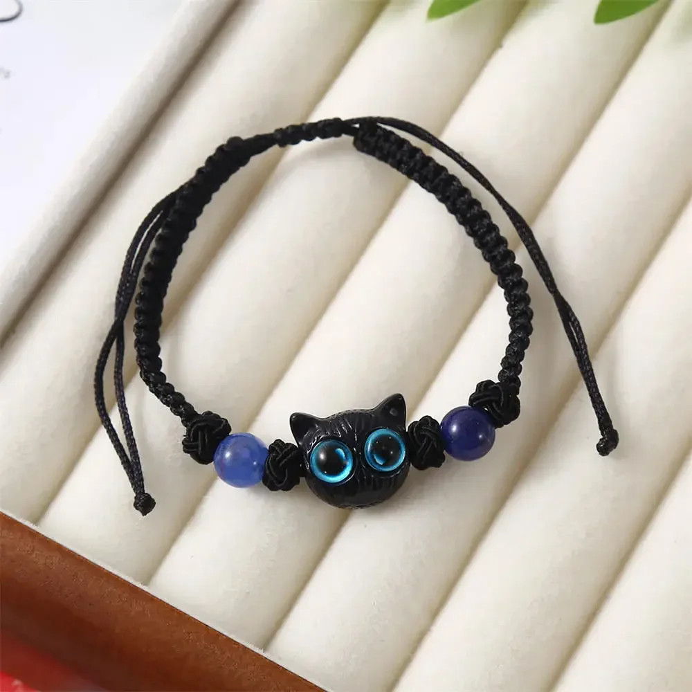 2026 Fashion Luminous Beads Couple Bracelets For Women Men Charm Cat Matching