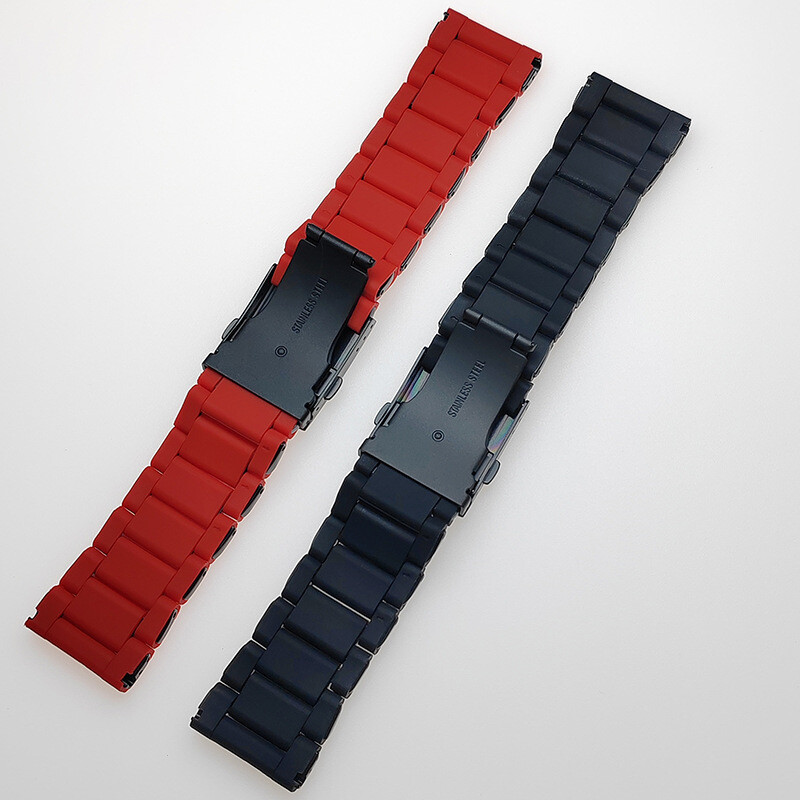 24/26/28mm For Diesel DZ7396 DZ7370 DZ4289 Steel Rubber Watch Band Strap