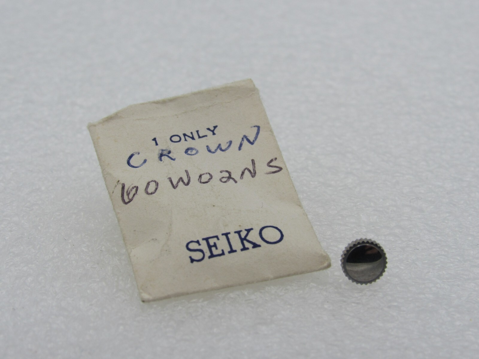 SEIKO Crown 60W02NS Silver NOS for Parts/Repair/Spares C1