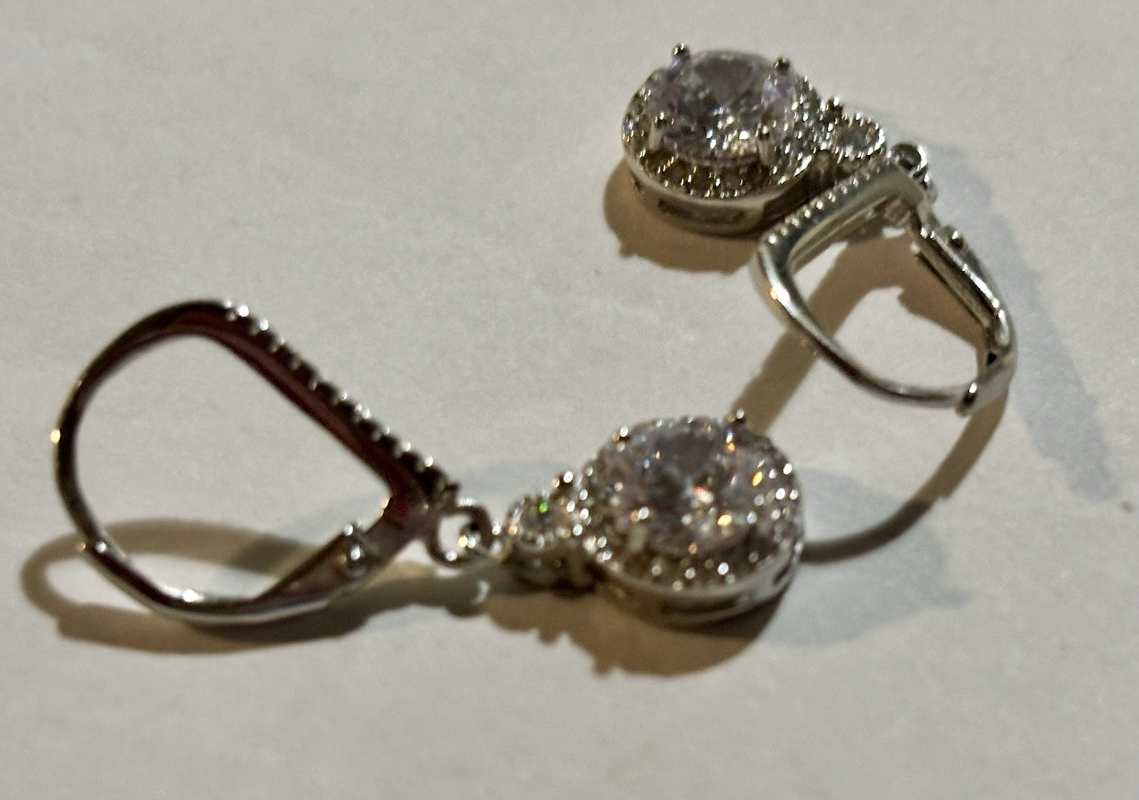 Bella Luce Job 3.77 Ctw Diamond Simulated Round Rhodium Over Sterling Silver 925