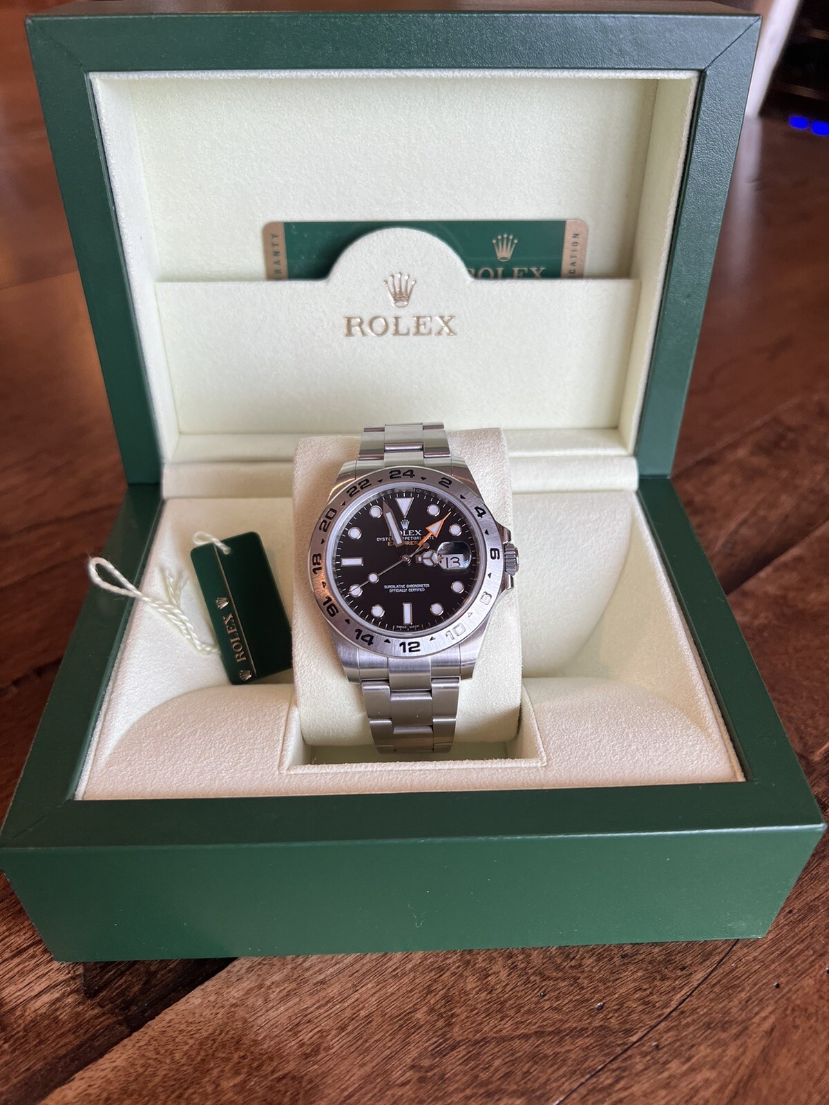 Rolex Explorer II 216570 Black Dial 
