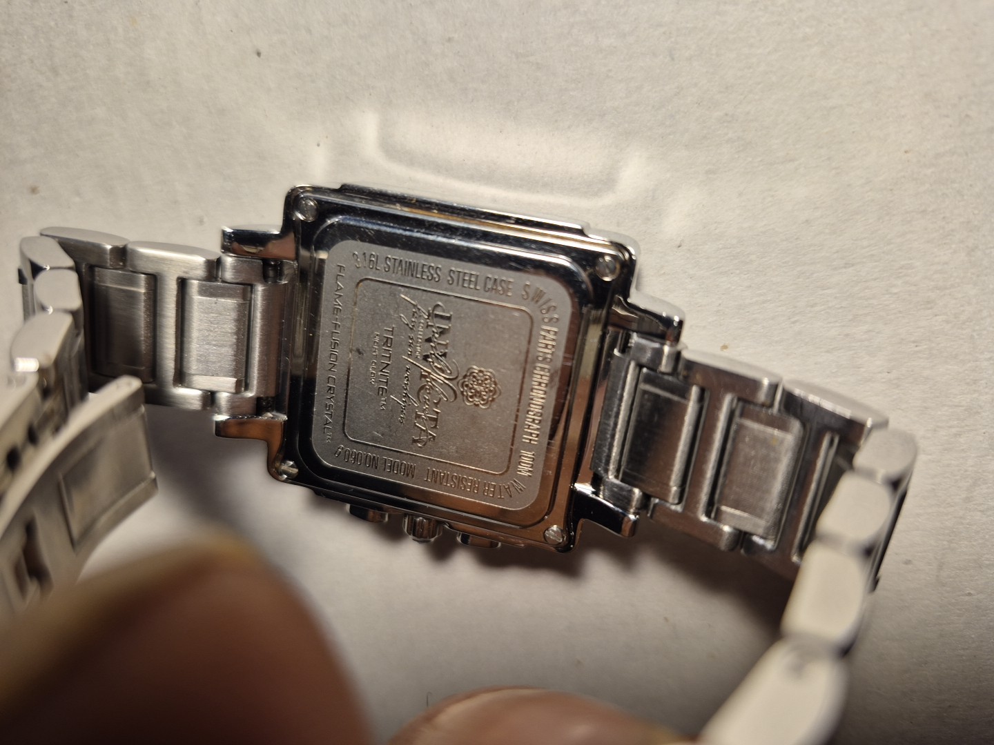 invicta Flame Fusion Crystal womens Chrono watch blue 0609 Trinite Glow