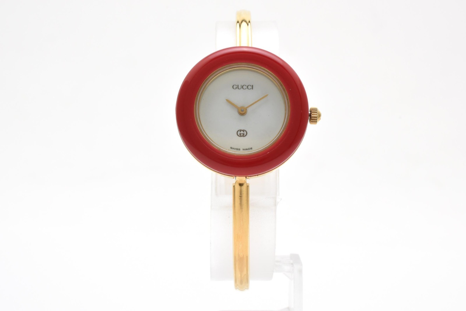 GUCCI Change Bezel 11/12.2 1100L Gold Vintage Quartz Woman’s Watch with Box