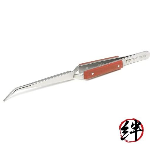 Tamiya Craft Tool No.102 Precision Tweezers (Reverse Action Vine Neck Type74102