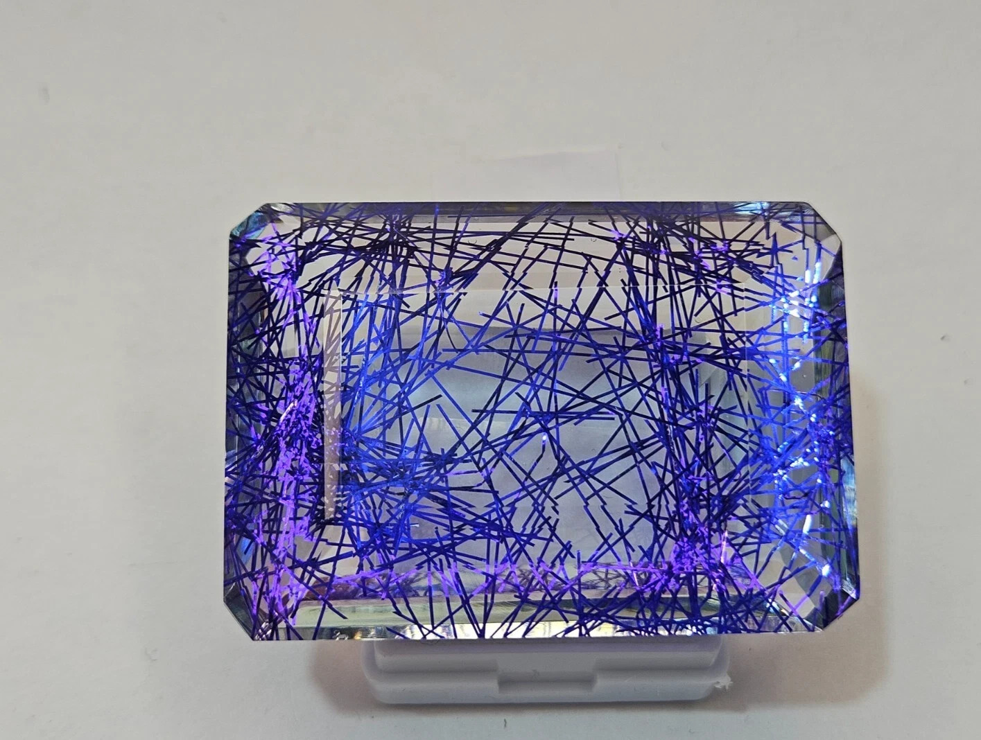 Superb Rutilated Quartz Natural Emerald Cut 195+ Ct Loose EGL Certified Gemstone