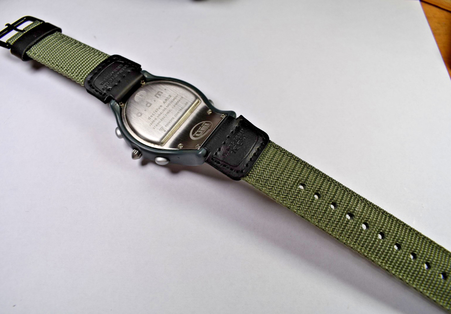 RARE!! ODM DECISIVE AR03 Remote Control Men’s Watch NEW BATTERIES!