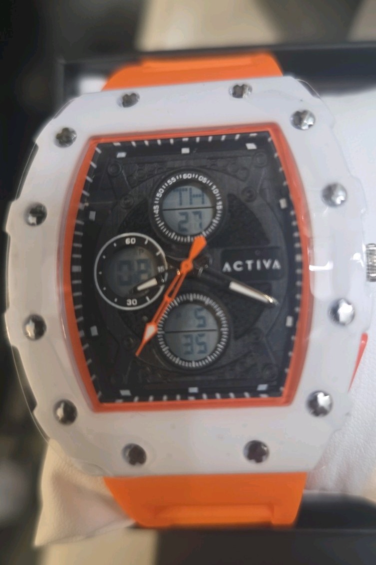 Activa Men’s Digital Watch Invicta Pixel X, 50mm, White, ACW498-009