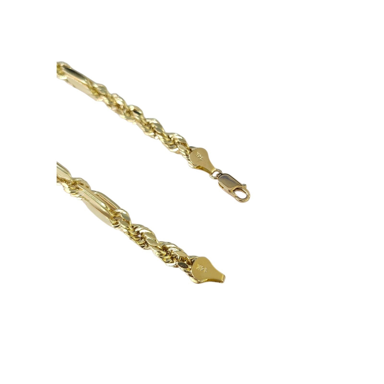 Real 14k Yellow Gold Milano Rope Chain 6mm Necklace 18″-30″ in Men Women