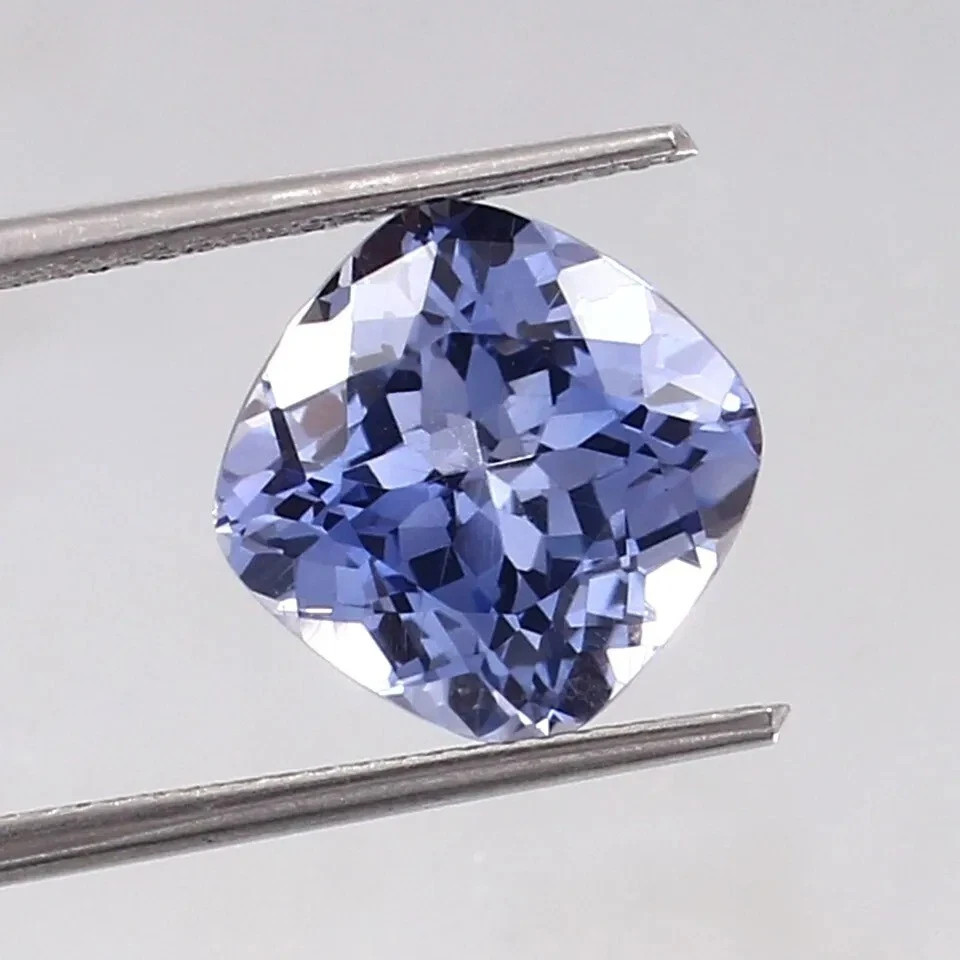 AAA Natural Flawless 9.65 Ct+ Ceylon Blue Sapphire Cushion Loose AG Gemstone