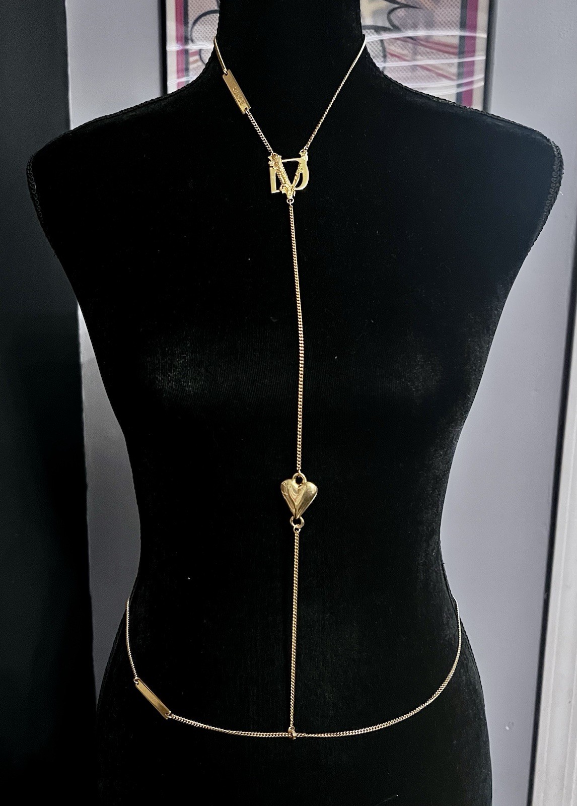 Versace body chain