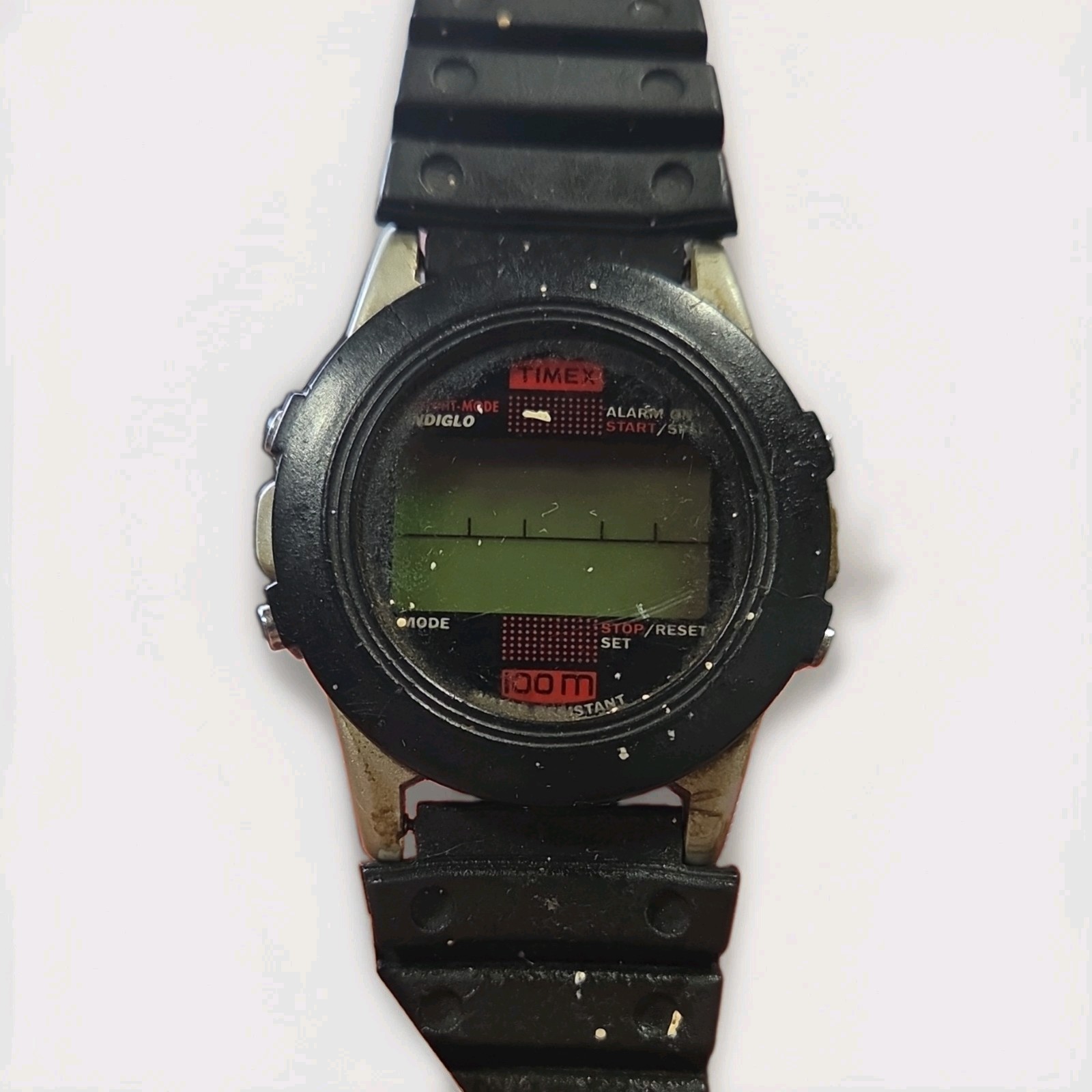 Rare Vintage TIMEX MICROSOFT Data-link WR100M Digital Watch 786,Runs,Read