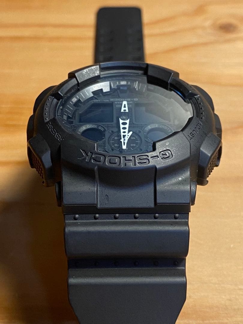 CASIO G-SHOCK GA-100 1A1FJ Watch, Black