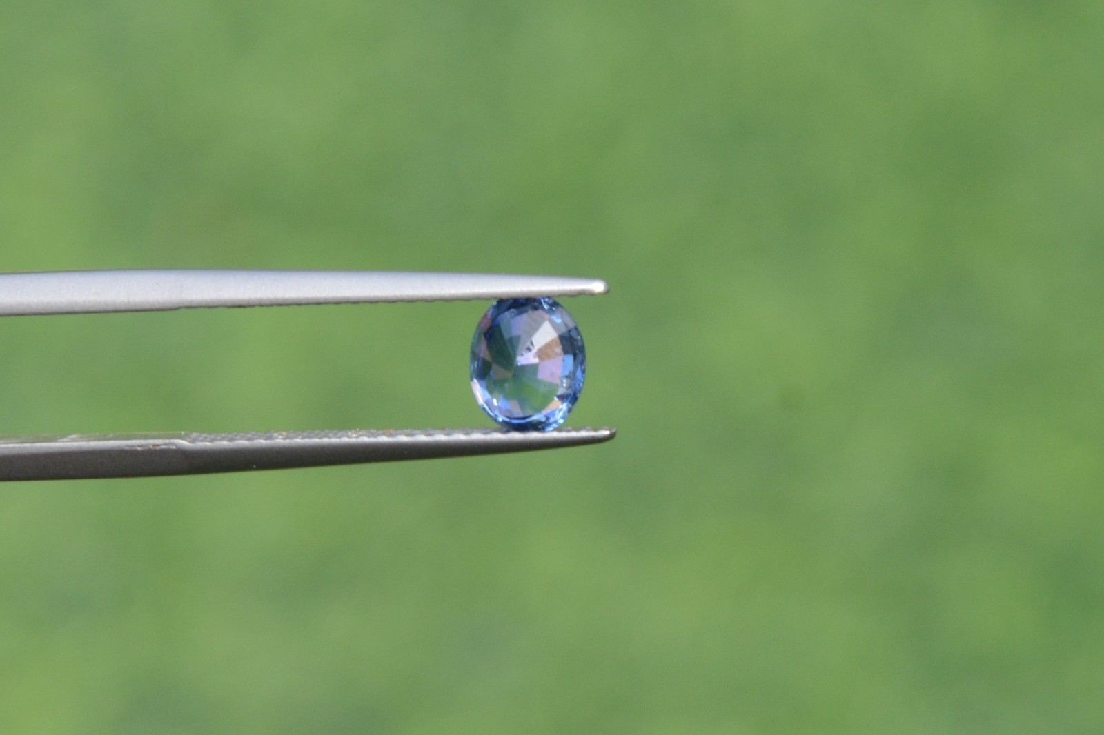 Natural Blue Sapphire 1.02 Carat. Normal Heated Oval Step Cut From Sri Lanka