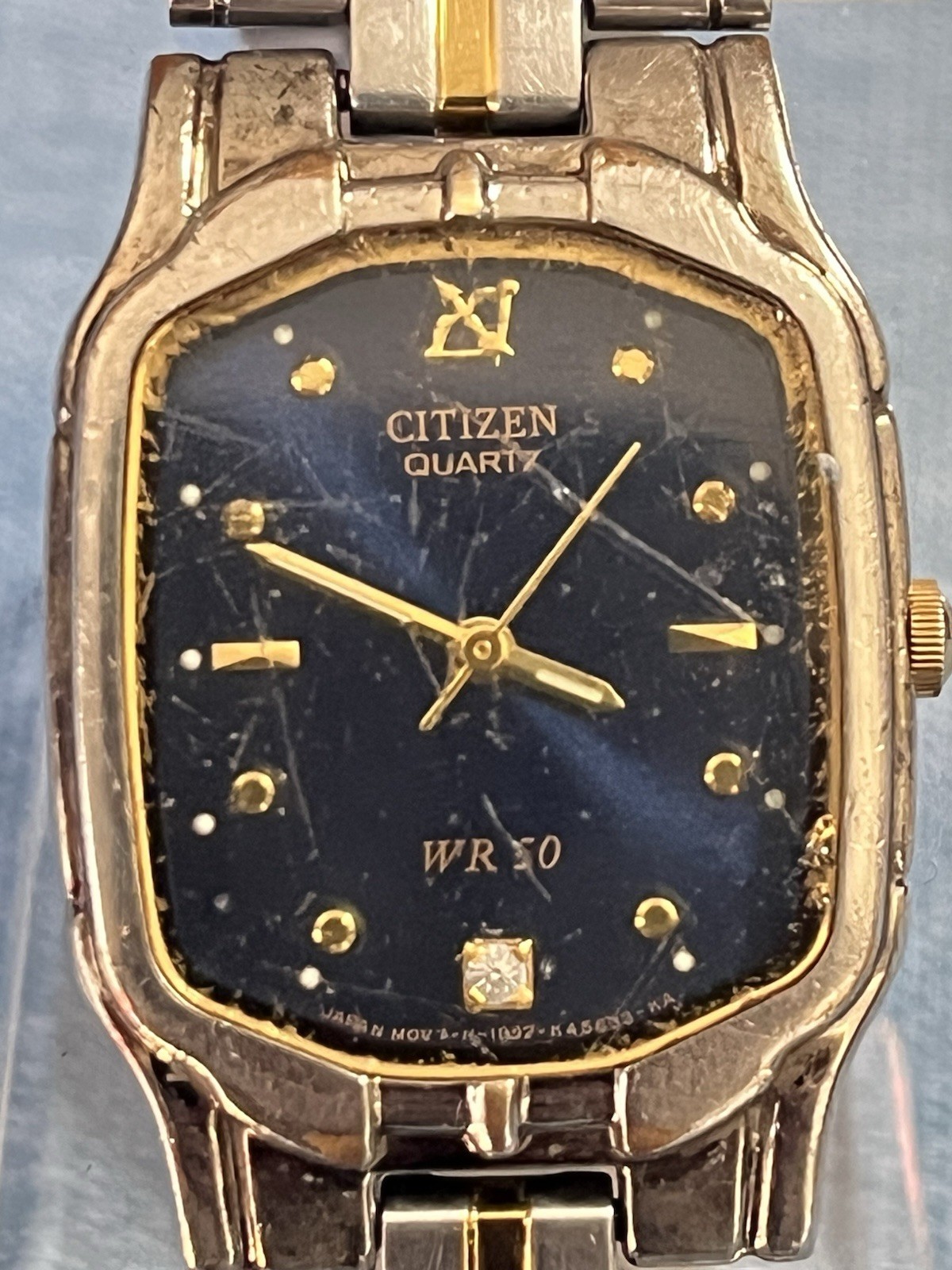 Vintage 1992 Citizen Quartz Watch 1032 Sagittarius Zodiac Dress RUNS PERFECTLY