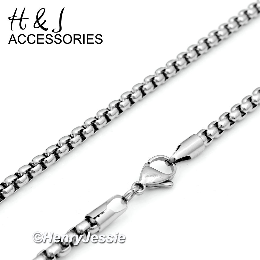 18-36″MEN Stainless Steel 3mm Silver Box Chain Necklace 3D Scorpion Pendant*AP57