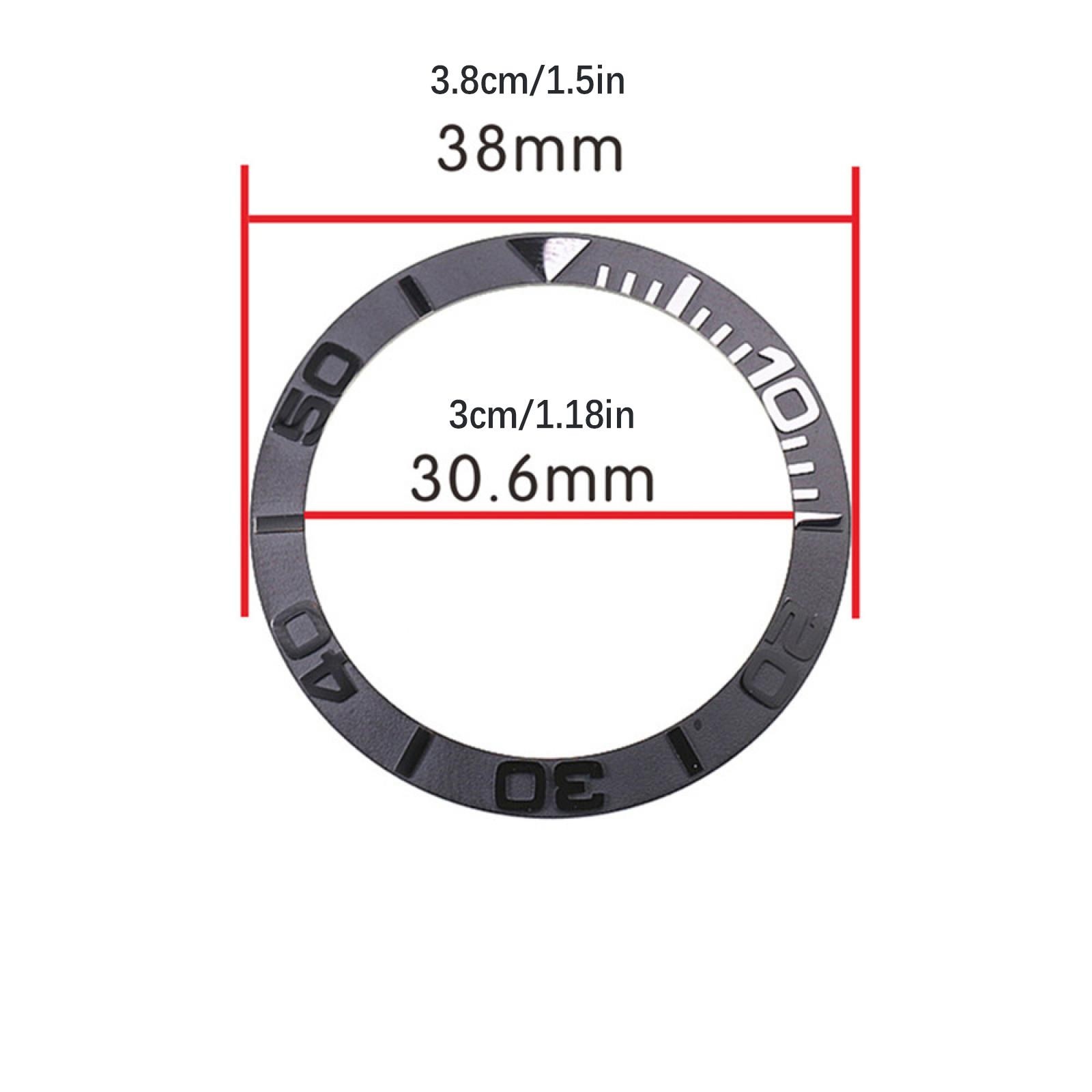 4 Color 38mm Ceramic Bezel Inserts For Yacht Master Watch Ring For SKX007 SKX009