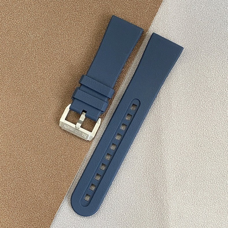 23mm-20mm High-Quality Rubber Watch Band Strap Fit Blancpain 5000 5015 5200