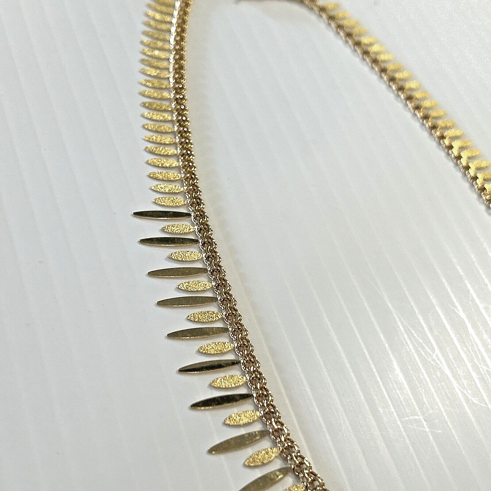 Estate 18k Gold Italian Necklace 16 1/2 Inch – 25.0 Grams