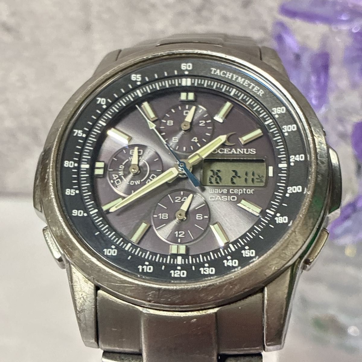 CASIO OCEANUS OCW-500TDJ Watch 16cm Rare Vintage Japan Solar Limited Japan