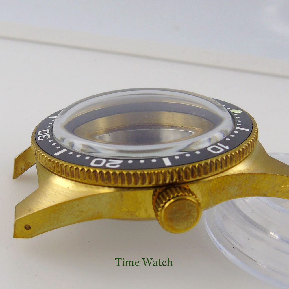 30ATM Diver Watch Case Fit NH35 ETA2824 PT5000 AR Coating Domed Sapphire Glass