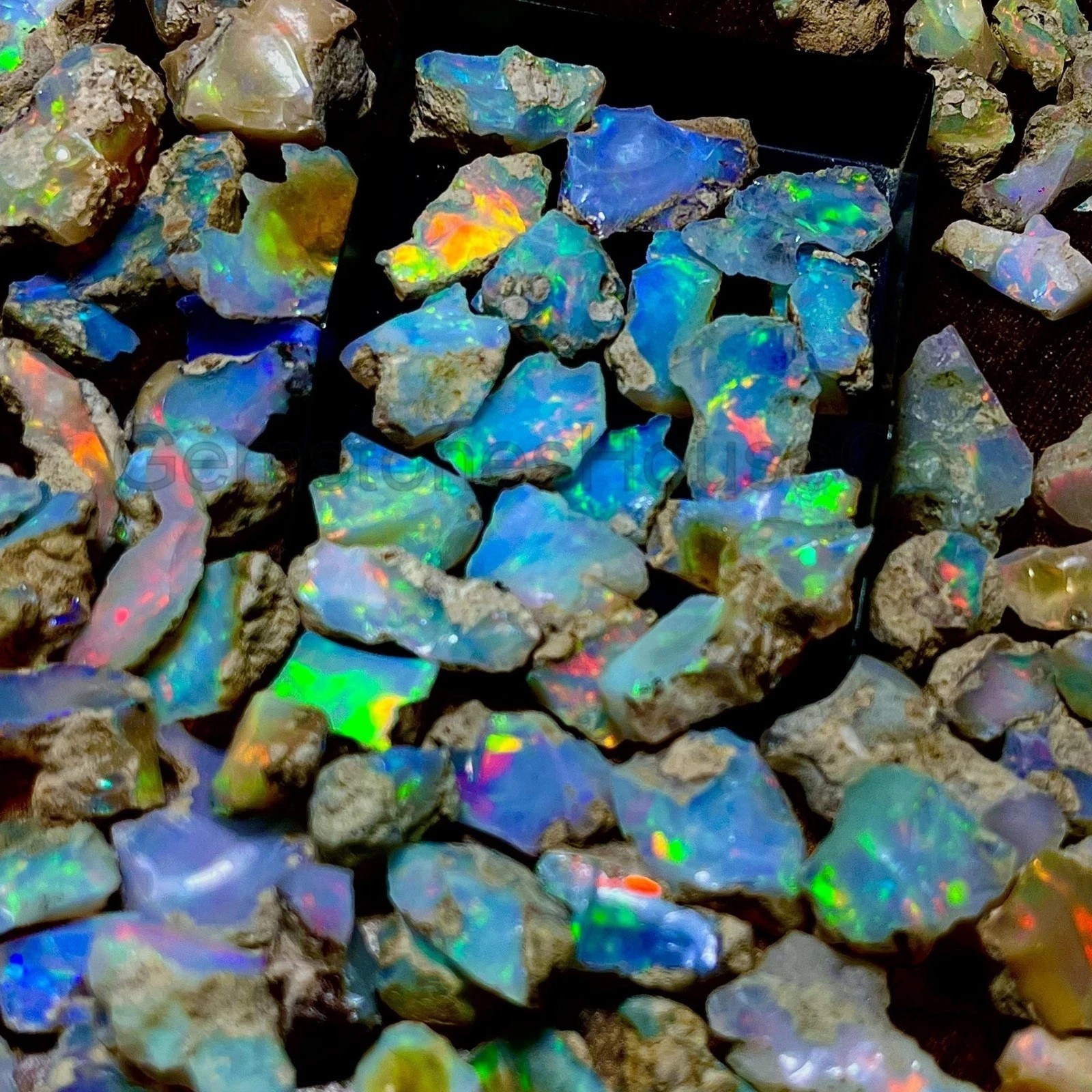 Cut Grade Opal Rough Lot AAA Grade 10 Pieces Large Size Ethiopian Welo Opal Raw