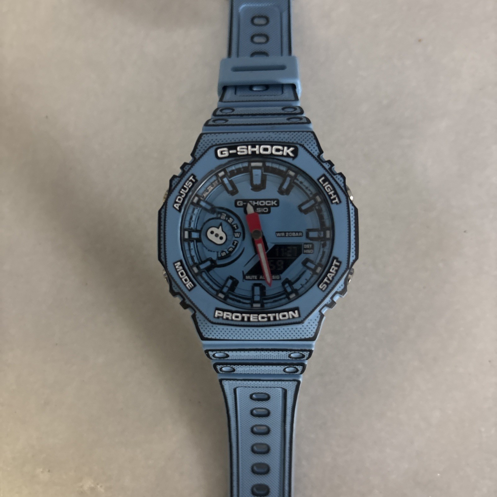 Casio G-SHOCK MANGA THEME GA-2100MNG-2AJR Men’s Watch Octagon Blue NEW from JP