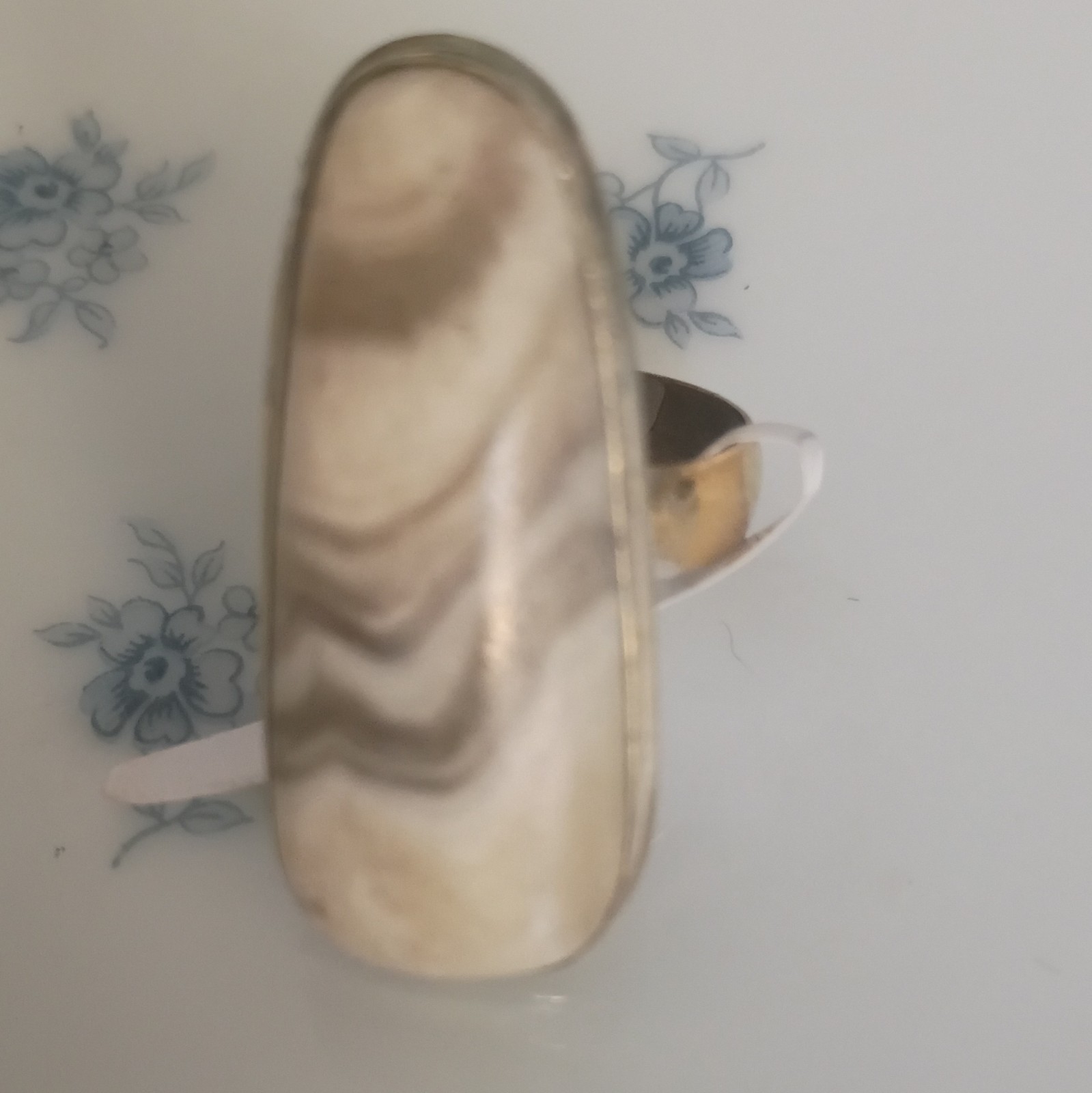 Bohemian Style Oval Shaped Natural Lace Stone Size 5 And 1/2