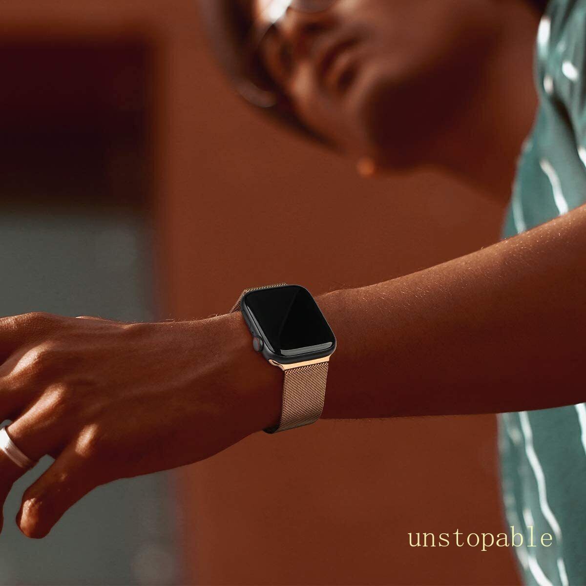 Magnetic Loop Metal strap band for Apple watch iWatch Serie 9 8 7 6 5 4 3 SE 2 1