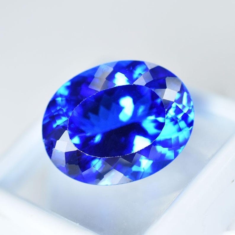 Natural Certified 7.20 Ct Blue Sapphire | Oval Cut Ring Jewelry Design Gemstone