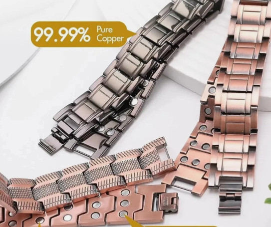 Ultra Strength Magnetic Copper Bracelet Vintage Copper Men’s Therapy Energy