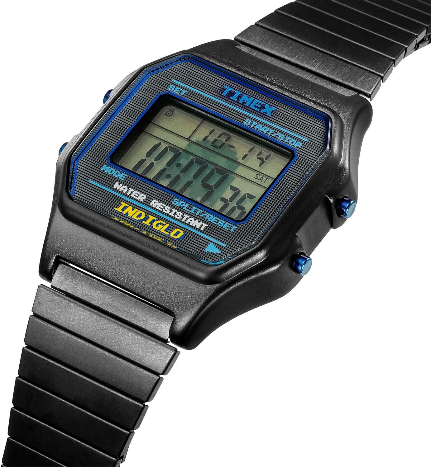[TIMEX] Watch PAC-MAN x TIMEX Classic Digital Metal 34MM TW2V94200 Black
