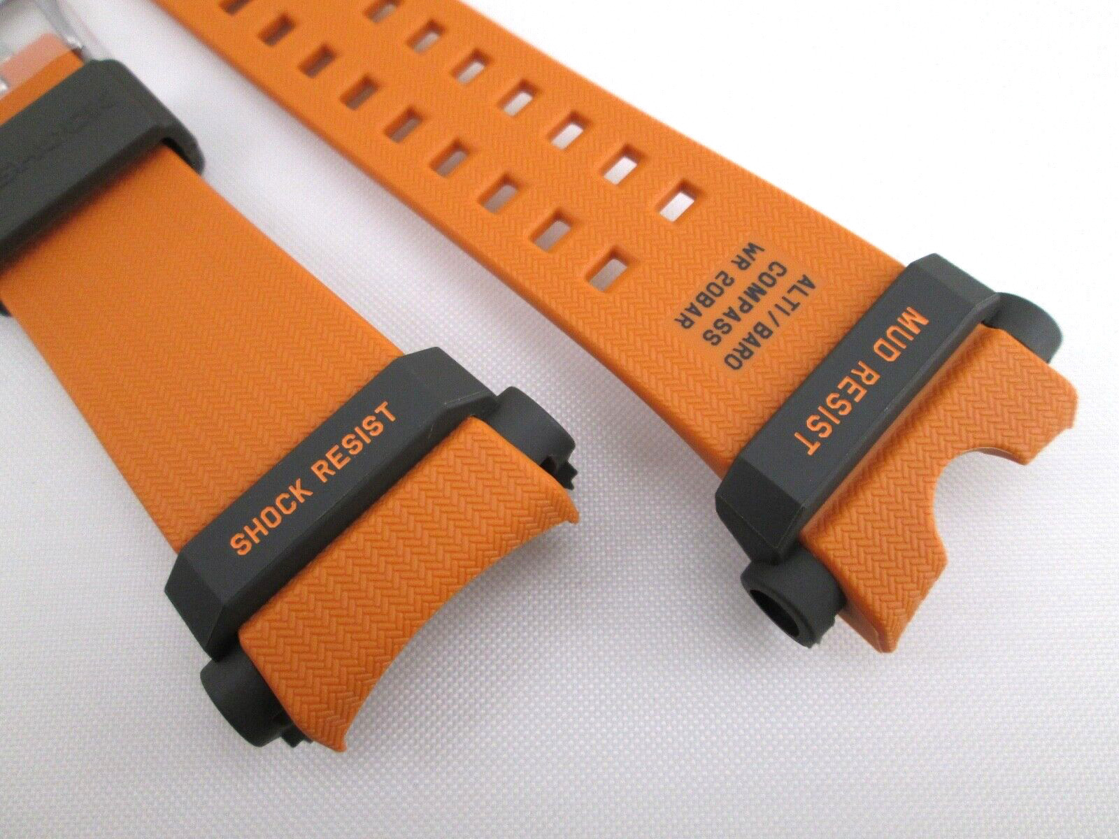 Casio G-Shock Mudmaster GG-B100 GGB100 GG-B100-1A9 orange resin watch band strap