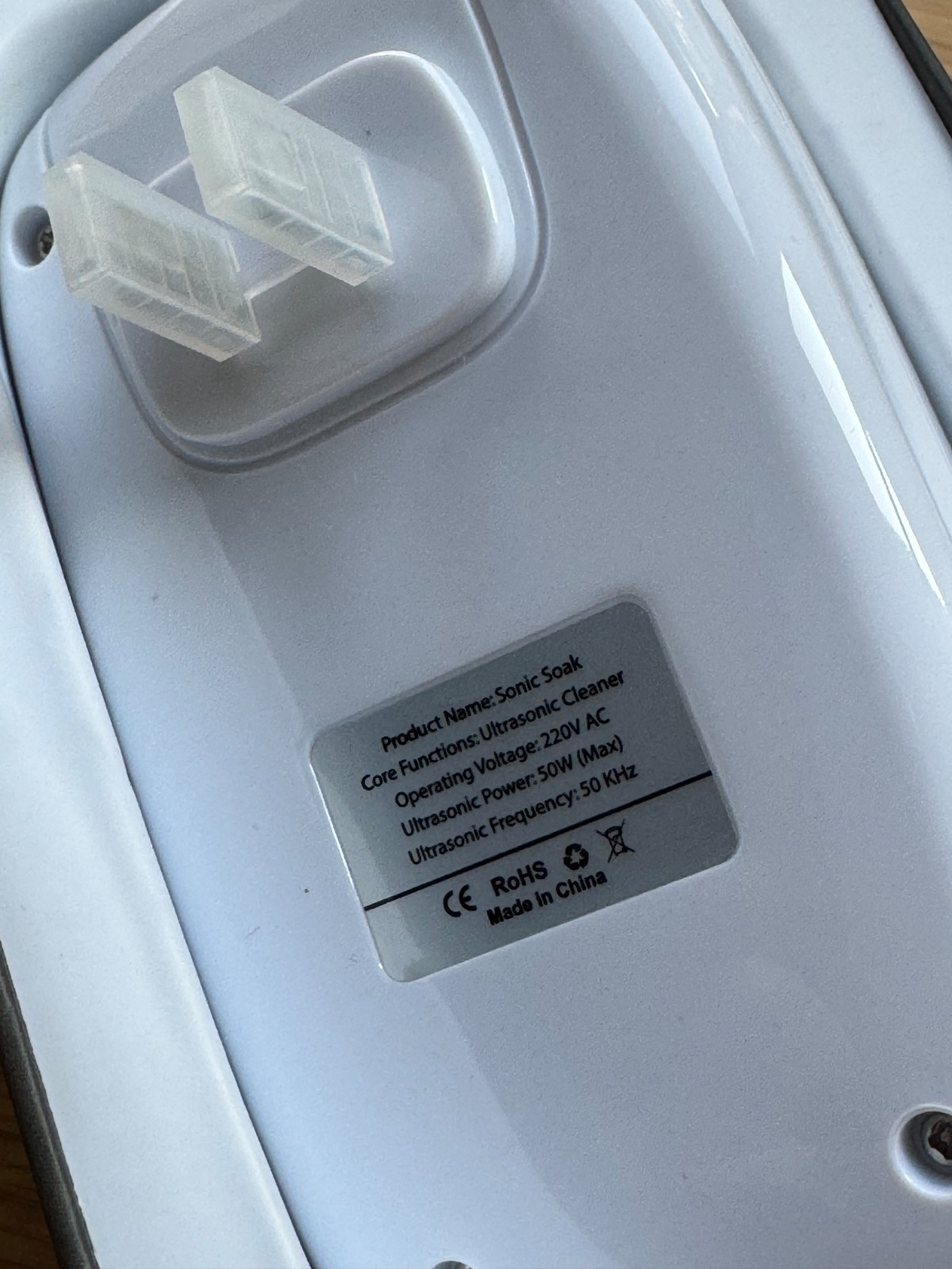 Sonic Soak Ultrasonic Cleaner 220V only New In Box