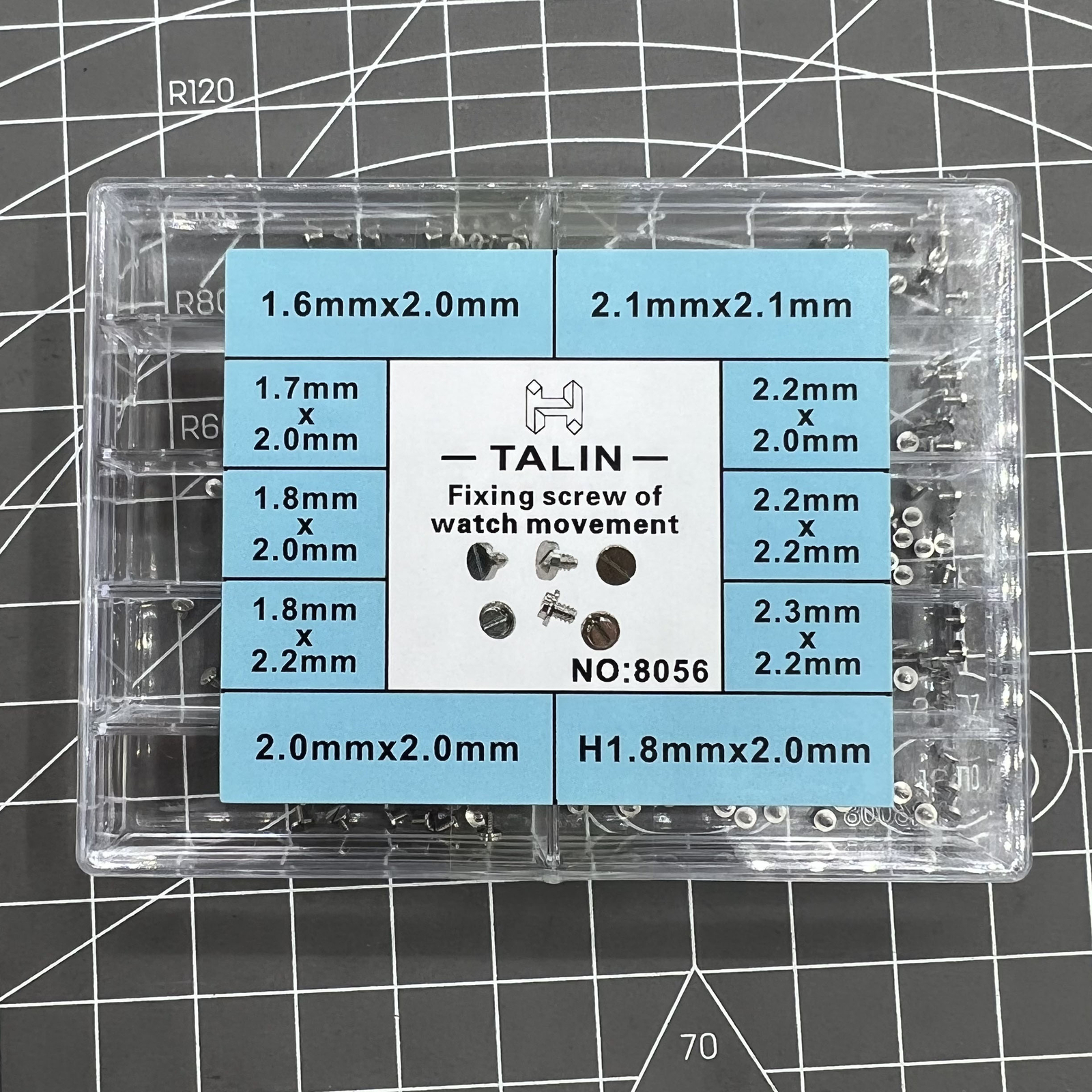 Assorment Fixing Screws of Watch Movements with Multiple Sizes Watch Part