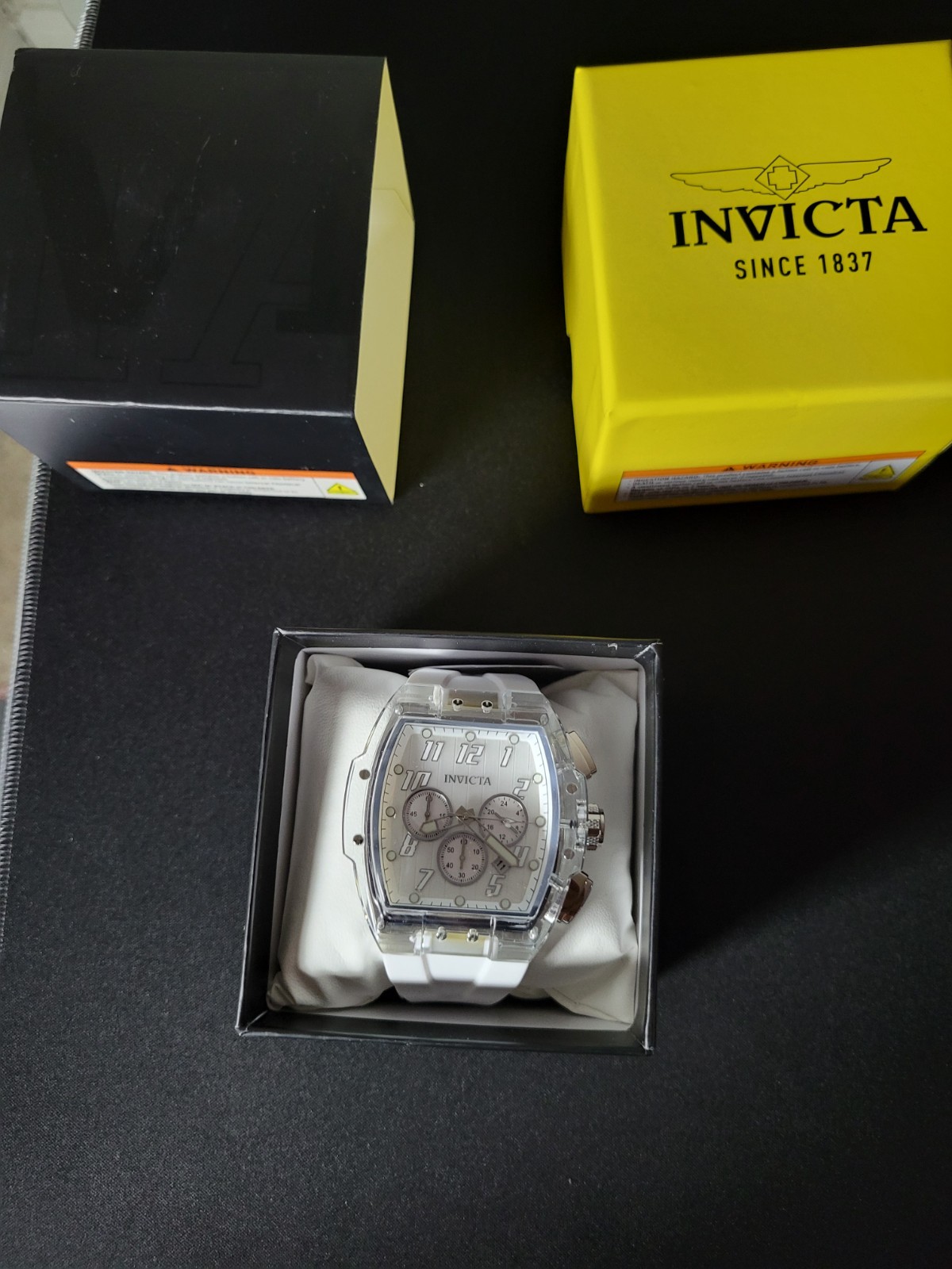 Invicta S1 Rally Kinesia Anatomic Men’s Watch – 47mm, White, w/Box (45481)