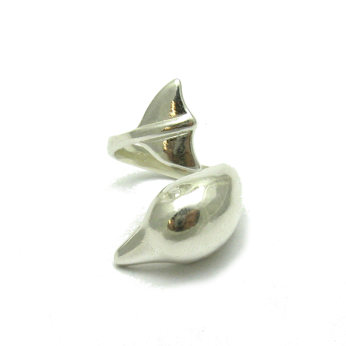 Extravagant Sterling Silver Ring Solid 925 Dolphin Perfect Quality Handmade