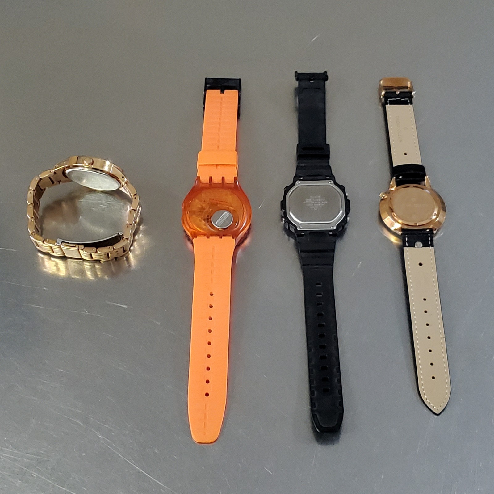 Working Watch Lot of 4: Swatch, Casio, Liz Claiborne, Thom Olson