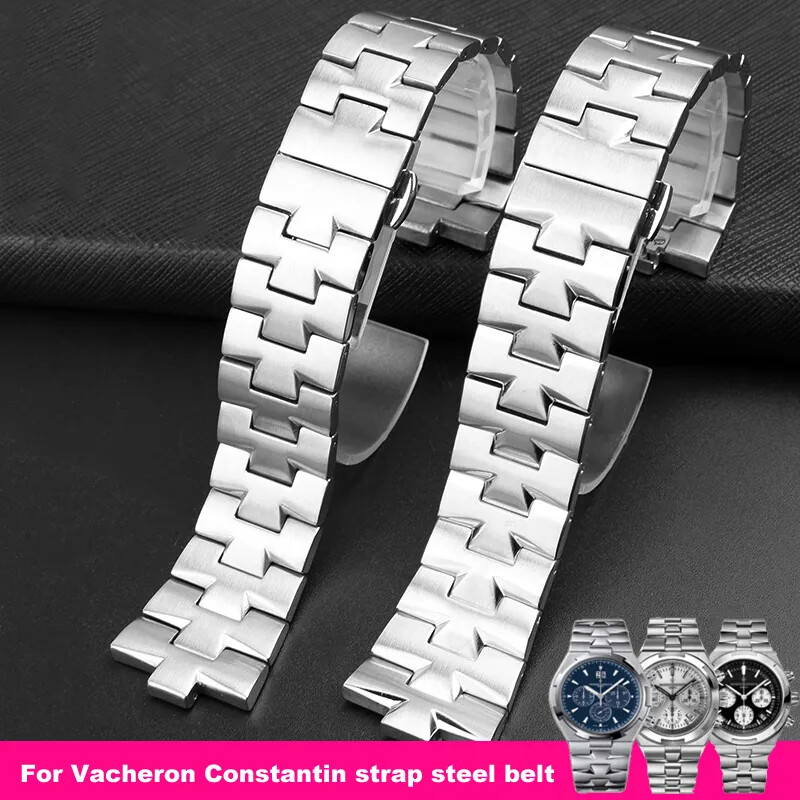 7 8 8.5mm Stainless Steel Watch Band Strap For Vacheron Constantin 47040 Bracket