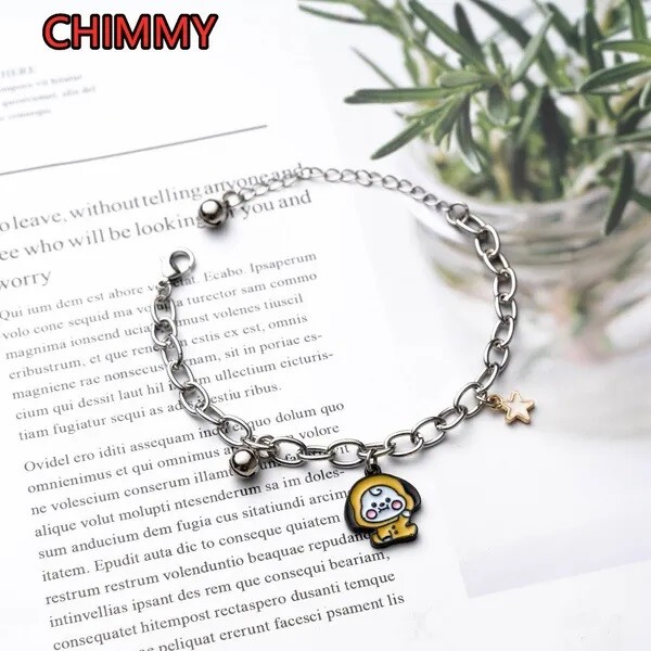 BTS Bangtan Boys Baby Series KPOP Cartoon Charm Bracelet for Army Kids Teenagers