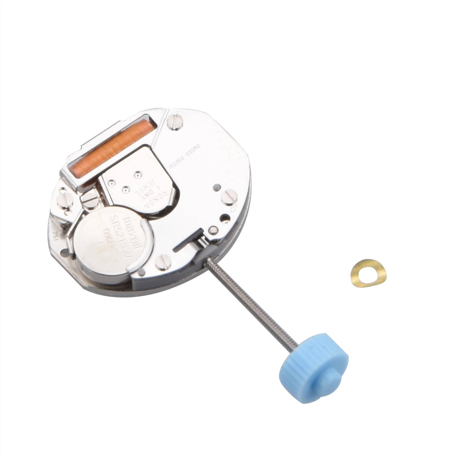 Replacement Quartz Movement 2 Hands Watch Movement Repair Parts for Ronda 751 E
