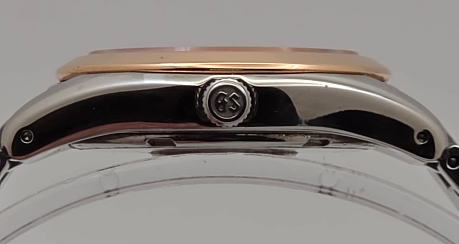 Grand Seiko Heritage STGF268 MOP Dial Quartz Ladies 29mm Steel/Rose Gold Box